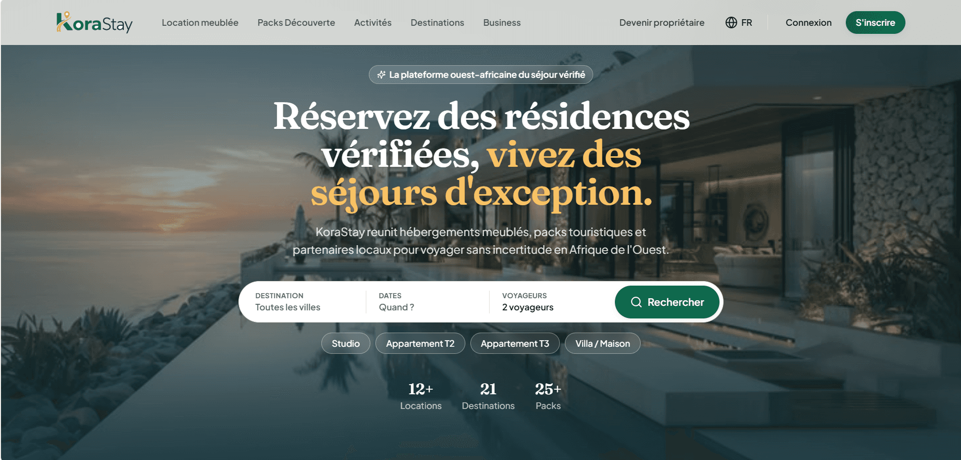 Site Korastay réalisé par Digital Access